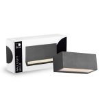 D'Lite Wall Light Bello Black Up & Down 12W 850lm - 830 Warm White| IP54