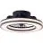 Brilliant Mondello Ceiling Fan Plastic Black 23W 3100lm - 827-865 CCT | 420mm - Remote Control Dimmable